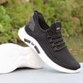 thumbnail image 4 of Casual Shoes for Men,Men's Shoes Summer New Breathable Mesh Shoes Shoes Men's Sports Leisure Non Small White Shoes,Canvas Court Sneakers(Size:10), 4 of 9