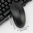 thumbnail image 2 of 1pc Wired Black Premium Desktop Computer Universal Sliding , Sensitive And Comfortable Grip, for Pc/Laptop/Notebook, Computer Additions, Compact Design, Fashion ,  Tracking,, 2 of 7