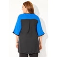 thumbnail image 2 of Catherines Women's Plus Size High-Low Contrast Blouse, 2 of 4
