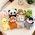 thumbnail image 5 of Small Stuffed Animal Student Stuffed Animal 8 Inch Soft Plush Stuffed Animals Stuffed Elephant Plush Small Stuffed Animals for Student Cute Sleep Hat Elephant Stuffed Animal Desk, 5 of 6