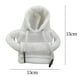 thumbnail image 5 of Funda para pomo de cambio de marchas de automóvil, sudadera con capucha, protector para pomo de cambio de marchas de festival Blanco, 5 of 5
