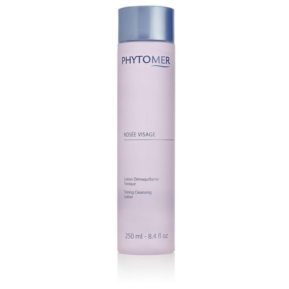 PHYTOMER Rosee Visage Toning Cleansing Lotion | All in One Cleanser, Makeup Remover & Toner for Face | Alcohol-Free | Safe, Natural Ingredients | 8.4 Fl Oz