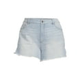 thumbnail image 3 of Terra & Sky Women's Plus Size High Rise Vintage Boyfriend Shorts, 3 of 5