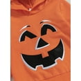 thumbnail image 6 of Bagilaanoe Toddler Baby Girl Boy Halloween Hoodie Sweatshirt Long Sleeve Pumpkin Print Pullover 6M 9M 12M 18M 24M 3T Kids Fall Loose Tee Tops, 6 of 7