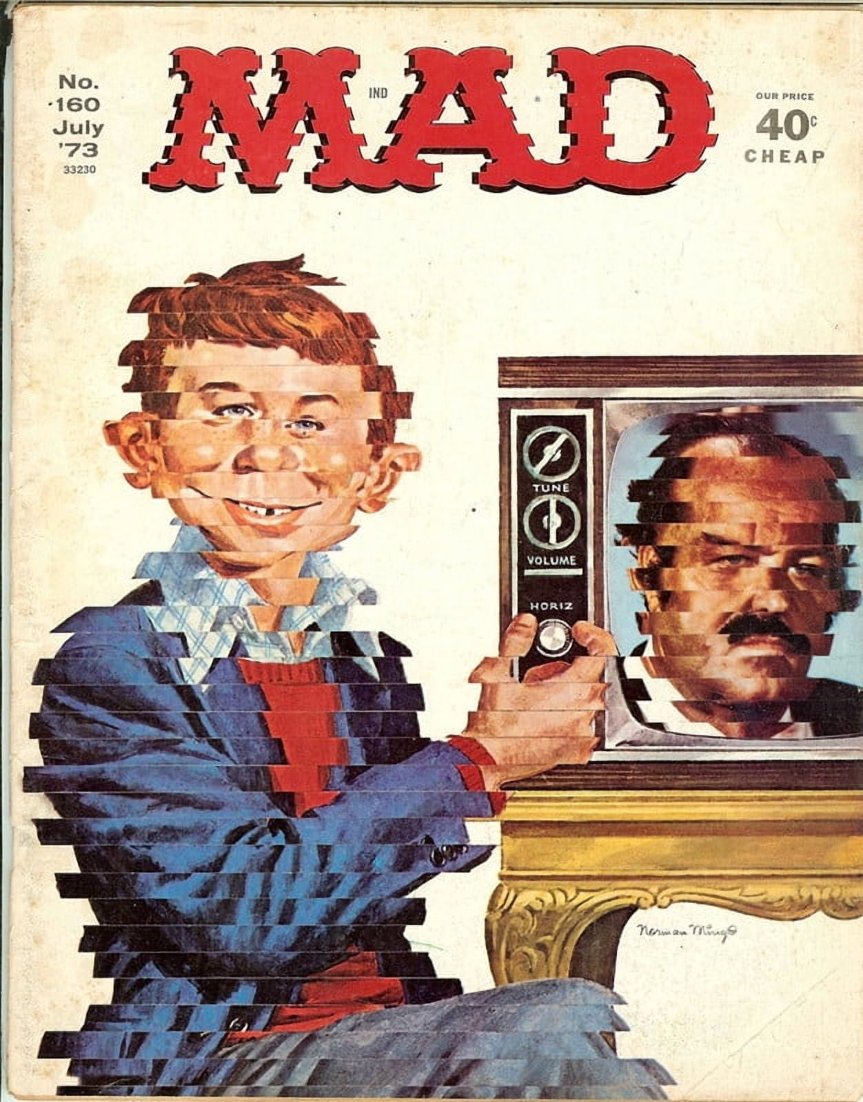 MAD Magazine Vintage Collectible #160 July 1973