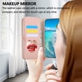 thumbnail image 6 of Wallet Case for Samsung Galaxy A36 5G / A56 5G 6.7-inch, Litchi Leather Flip Zipper Purse Cover with Card Holder, Heart Makeup Mirror, Crossbody Lanyard, Kickstand Shockproof Protective Phone Case ﻿, 6 of 11