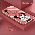 thumbnail image 4 of Xiaomi Redmi Note 12s A2 12 Pro 5G + Plus 4G Brillante Lindo Minnie Mouse Casing Square Edges Plating Back TPU Funda Blanda, 4 of 4
