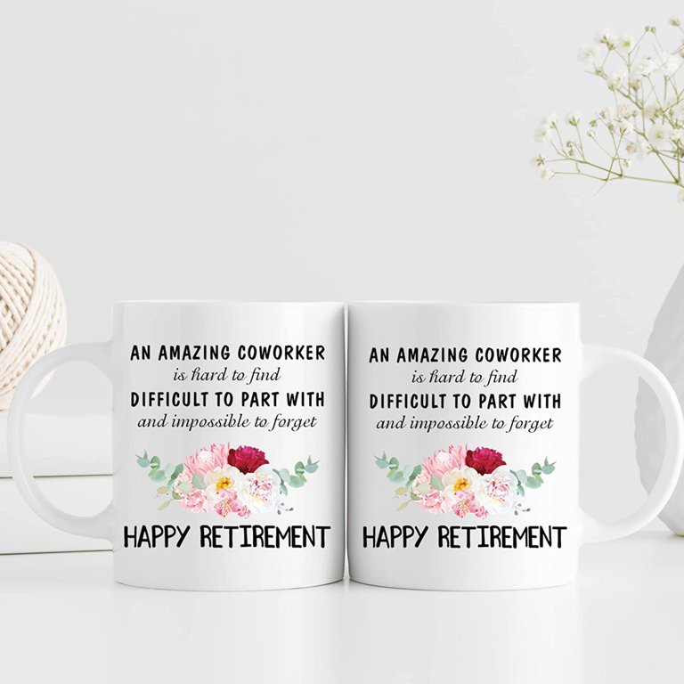 Zhitongda Coffee Mug - Retirement, Farewell, Graduation Gift For Coworkers, Men & Women