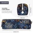 thumbnail image 3 of Cauagu Mystical Underwater Coral Scene Print Leather Pencil Pen Case - Stationery Bag Portable Stationery Bag Big Capacity Pencil Pouch Cosmetic Organizer Bag for Men & Women, 3 of 7