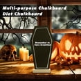 thumbnail image 3 of Fairnull Halloween Mini Black Coffins Letter Board Ornament Display Message Board Multifunctional Menu Schedule Gothic Decor for Halloween Party Home Office School, 3 of 11
