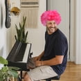 thumbnail image 4 of Clown Hair Wig Cosplay que muestra el payaso esponjoso peluca en forma de peluquería., 4 of 5