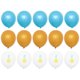thumbnail image 3 of Juego de 15 globos de látex para fiesta hawaiana con diseño de piña, decoración para fiesta de cumpleaños, 3 of 6