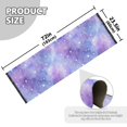 thumbnail image 5 of Yayeee Runner Rug for Bedroom 2'x6' Machine Washable Hallway Non Slip Mat, Purple Watercolor Stars Pattern, 5 of 8