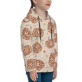 thumbnail image 3 of Sikiie Groovy Disco Pumpkin Youth Hoodie Sweatshirt Pullover Hooded Classic Casual Essentials Hoodiefor Boys Girls Kids -Small, 3 of 6