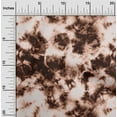thumbnail image 2 of oneOone Velvet Brown Fabric Asian Tie & Dye Sewing Material Print Fabric By The Yard 58 Inch Wide, 2 of 4