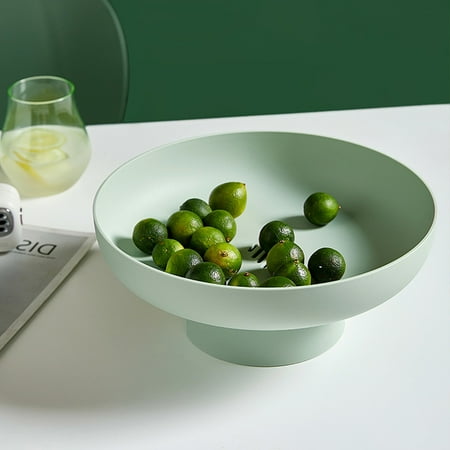 

BadyminCSL Household Items on Clearance Vegetable Tray Vegetable Plate Plastic Filter Vegetable Basket Footed Vegetable Bowl Snack Kitchen Tool Suitable for All Kinds of Vegetable Drainable