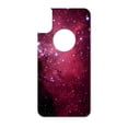 thumbnail image 3 of DistinctInk Custom SKIN / DECAL compatible with OtterBox Commuter for iPhone X / XS (5.8" Screen) - Hot Pink Black Stars Nebula - Show Your Love of Astronomy, 3 of 5