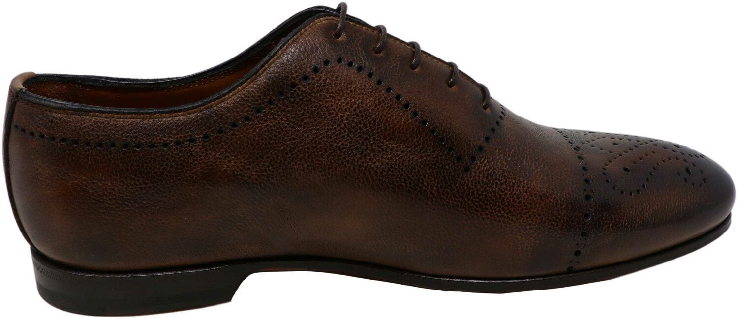 Bontoni Men's Brera Oxford Shoes Brown 