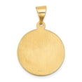 thumbnail image 4 of 14k Yellow Gold Polished and Satin Sacred Heart of Mary Medal Hollow Pendant Charm, 4 of 4