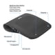 thumbnail image 5 of Altavoz Bluetooth para el coche Visor manos libres Altavoz Bluetooth Conexión automática del teléfono móvil para hablar de forma segura, 5 of 8
