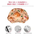 thumbnail image 3 of KLL Squirrel And Mushroom Pattern Shower Cap & Bath Cap for Women,Reversible Oversized Waterproof Shower Caps for all Hair Lengths,Elastic Reusable Bathing Hair Cap, 3 of 6