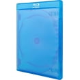 thumbnail image 1 of 25 estuches triples de repuesto premium para Blu-ray de 12 mm de grosor estándar para 3 discos con logotipo serigrafiado y funda transparente envolvente., 1 of 4