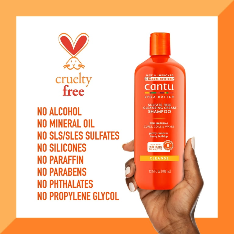 CANTU Shea Butter Sulfate Free Cleansing Cream Shampoo (13.5oz) CANTU Shea Butter Sulfate Free Cleansing Cream Shampoo (13.5oz)