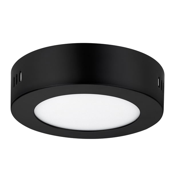 Estévez Luminaria LED DRUM CCT 6W Sobreponer Negro Cambio de Color
