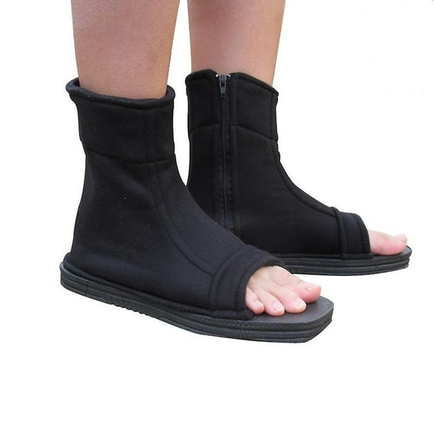 1 Pair Ninja Shoes Boots For Naruto Akatsuki Black Cosplay 11