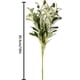 thumbnail image 3 of Rama de olivo artificial - Planta de seda de hojas y bayas verdes de magnolia de 18" para decoración del hogar, 3 of 9
