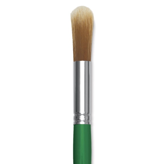 Blick Economy Golden Nylon Brush - Round, Long Handle, Size 20