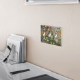 thumbnail image 5 of Yayeee Toggle Light Switch Wall Plate 2-Gang 4.56"x4.48" Decorative Outlet Cover, Beige Floral Garden, 5 of 7