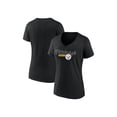 thumbnail image 3 of NFL Pittsburgh Steelers Women's Cotton Black Short Sleeve T-Shirt, 3 of 4