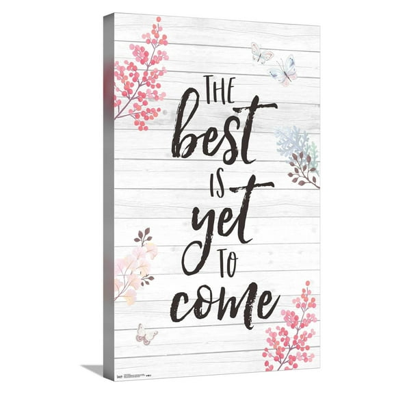 The Best Canvas Wall Poster, 14.725" x 22.375"