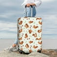 thumbnail image 7 of Hirioo Squirrel Playing for Elasticity Suitcase Cover (No luggage Included) Durable Luggage Protector Fits 18-32 Inch Luggage-Small, 7 of 7