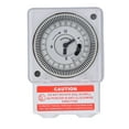 thumbnail image 2 of Temporizador mecánico con ciclo de 24 horas, intervalo de 15 minutos, tipo reloj, temporizador industrial preciso, interruptor de temporización CA 220 V, 2 of 12