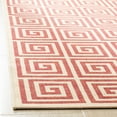 thumbnail image 3 of Safavieh Linden Joetta Geometric Indoor/Outdoor Area Rug, Red/Creme, 5'3" x 7'6", 3 of 8