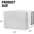 thumbnail image 4 of 16"x13"x3.5" Indoor Window AC Unit Cover - Double Insulation, Elastic Strap for Secure Fit (Dust & Moisture Protection)​, 4 of 7