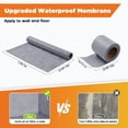 thumbnail image 4 of Jocisland Shower Curb Kit with Complete Shower Kit- Tray, 48" x 72" Tray, Center Outlet Position, 4 of 9
