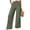 Green, variant on TRUBKH Drawstring Pants Women Drawstring High Waist Cotton Yoga Pants for Women Baggy Straight Leg Cotton Gaucho Pant Linen Pants Summer Beach Linen Trousers Vacation Beach Trousers Beige S-3XL