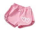 thumbnail image 5 of Liyamei Girls Casual Shorts with Loose Fit for Summer Everyday Wear Size 0-12,Pink, 5 of 5