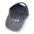 thumbnail image 3 of Women's Dog Mom Hat, Washed Adjustable Embroidered Denim Baseball Cap, 3 of 5
