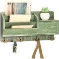 thumbnail image 1 of Key Holder Wall Mount Mail Organizer Wall Mount with Storage Hooks and Drawer for Modern Farmhouse Decor Mail Organizer Wall Mounted for Rustic Apartment Essentials (), 1 of 6