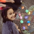 thumbnail image 6 of Wovilon Easter Eggs Sidewalk Chalk Pieces 6 Colors Eggs-Shaped Chalk City, 6 of 9