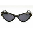 thumbnail image 2 of Moschino MOS093/S 0807 IR Women's Black Plastic Frame Sunglasses, 2 of 2