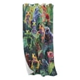 thumbnail image 2 of Blackout Curtains Window Curtain for Bedroom Living Room 1 Panel 82"x42" Colorful Frogs on Leaves, 2 of 8