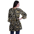 thumbnail image 4 of Moomaya Viscose Georgette Printed Short Shrug Long Sleeves Cardigans For Women, 4 of 5