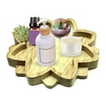 thumbnail image 6 of hengtong Lotus Crystal Tray Holder Entryway Keys Storage Trays Decoration Jewelry Display B, 6 of 9