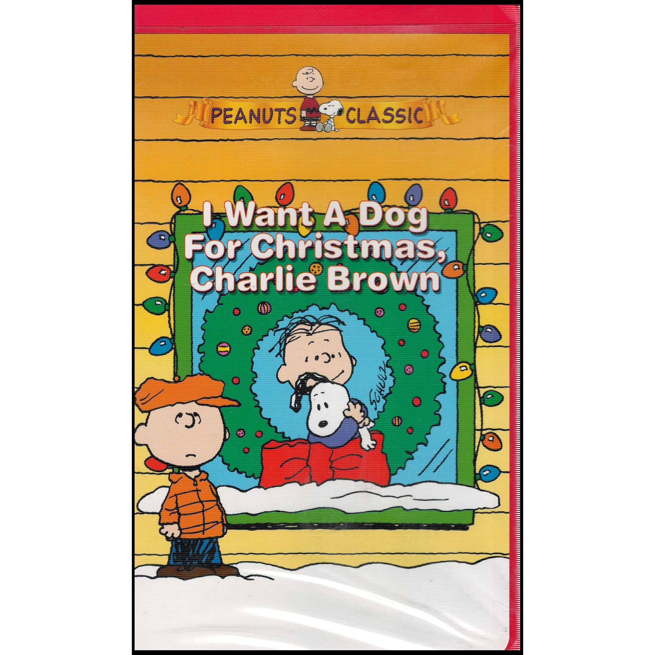I Want a Dog for Christmas, Charlie Brown (VHS Tape)