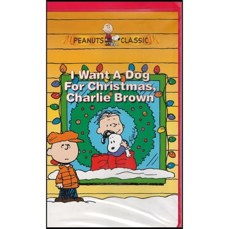 I Want a Dog for Christmas, Charlie Brown (VHS Tape)